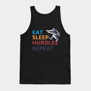 Eat Sleep Hurdles Repeat Tank Top